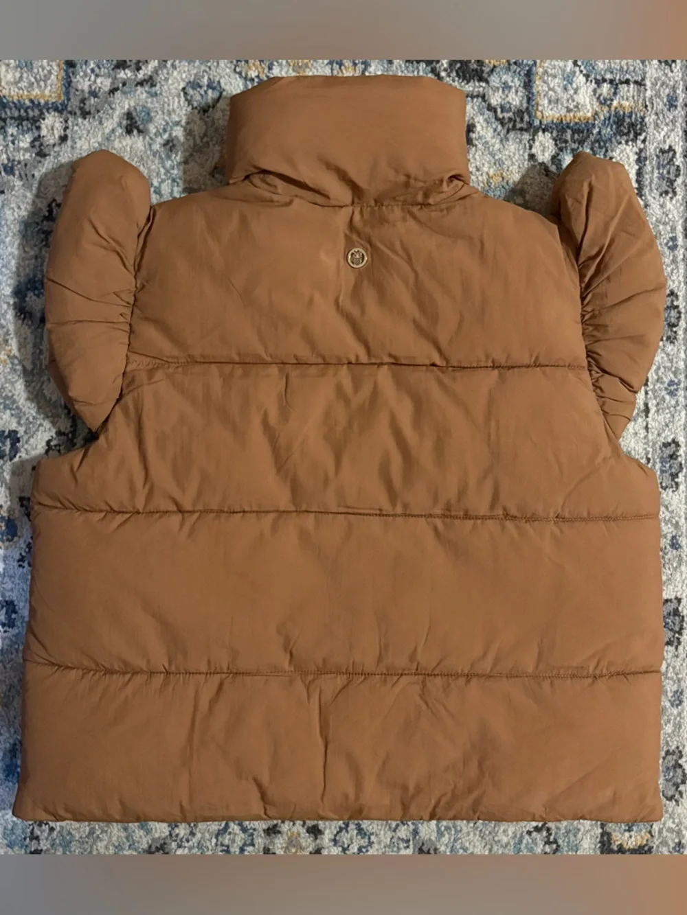 Simply Southern Puffer Vest‎ Womens M/L Quilted Full Zip Collared Warm NWT
